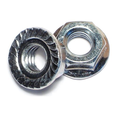 Midwest Fastener Corp. 5/16"-18 Zinc Plated Case Hardened Steel Coarse Thread Hex Flange Nuts 20PK 63552